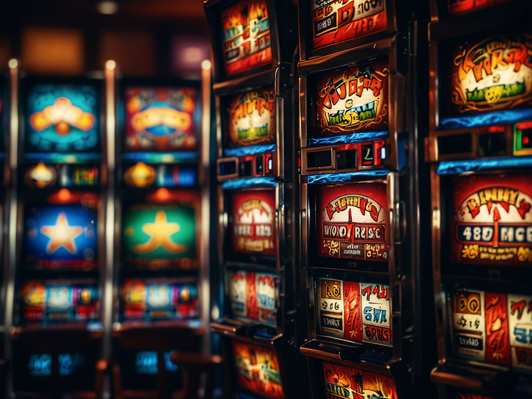 Slot games collage